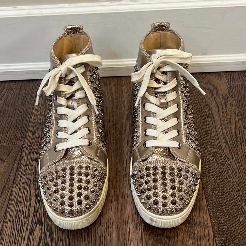 Christian Louboutin Louis Orlato high top studded/spiked sneakers